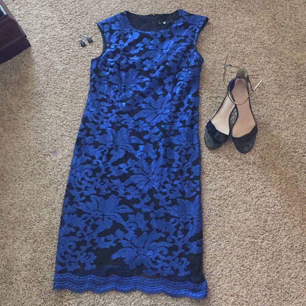 Sequined cocktail dress